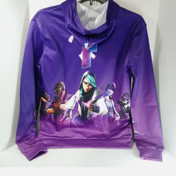 Cosplay Men's/Women's Sz S Multicolored 3D Graphic Long Sleeve Hoodie Sweatshirt - Picture 7 of 10